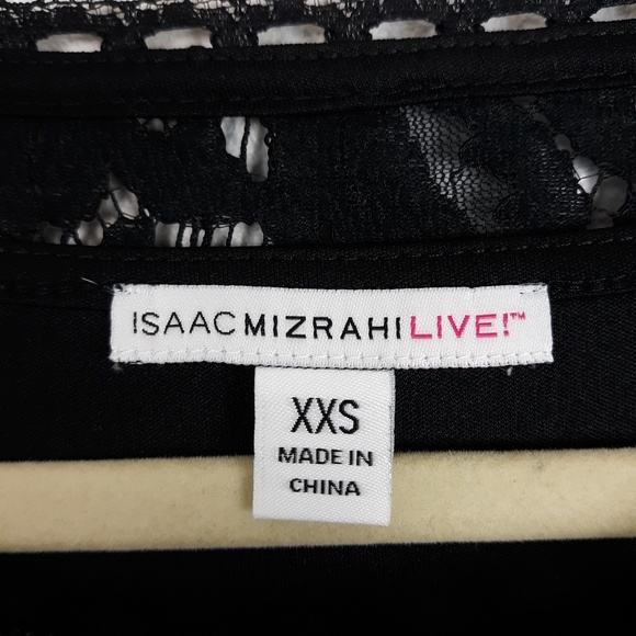 Isaac Mizrahi lace peplum top - Picture 5 of 8